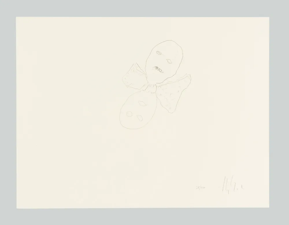 石版画 Calzolari - Senza titolo