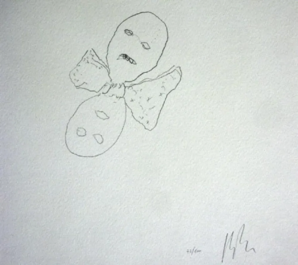 石版画 Calzolari - Senza titolo