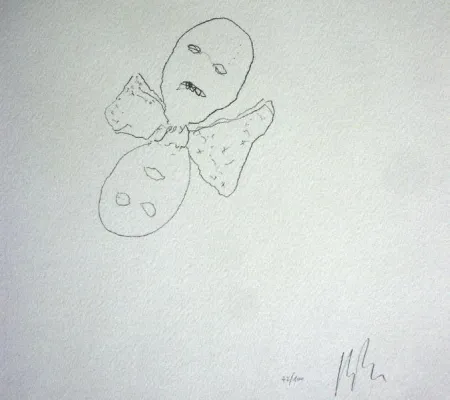 石版画 Calzolari - Senza titolo