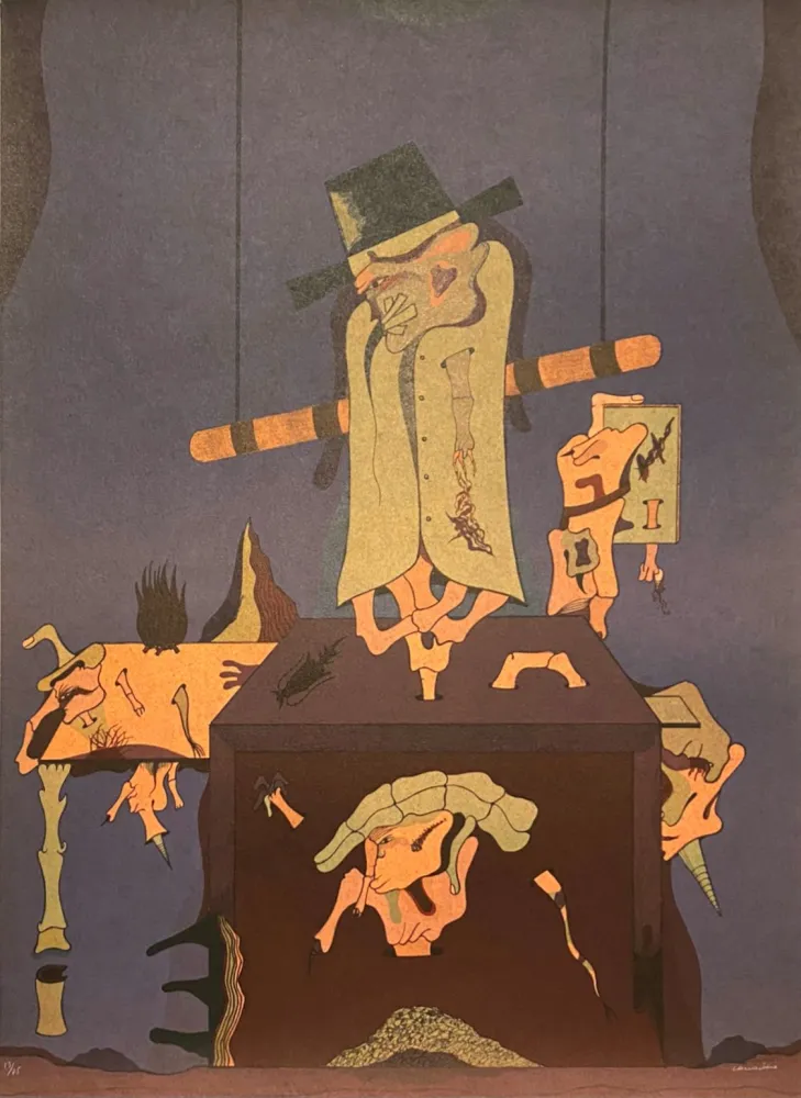 石版画 Camacho  - Cenizas