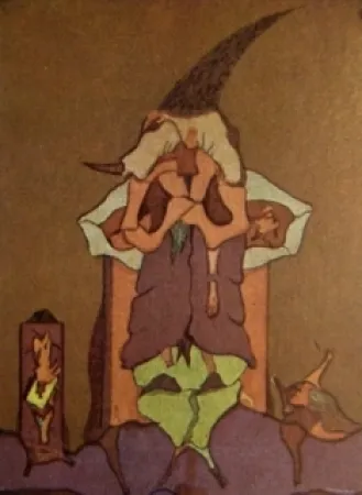 石版画 Camacho  - Cenizas 5