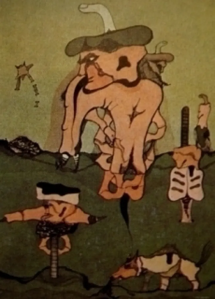 石版画 Camacho  - Cezinas 1