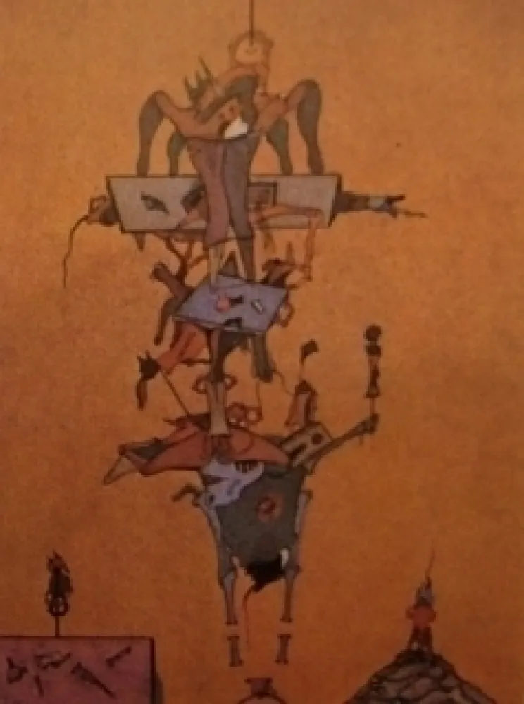 石版画 Camacho  - Cezinas 2