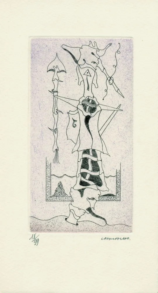 版画 Camacho  - Pour J. Mansour