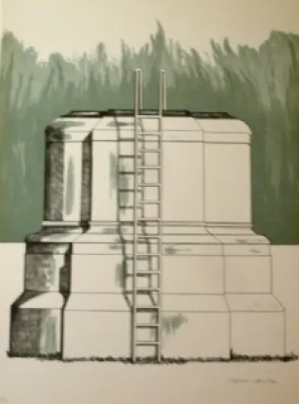 石版画 Campeny - THE ASCENT