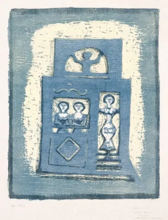 石版画 Campigli - Case