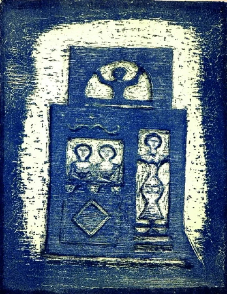 石版画 Campigli - Case