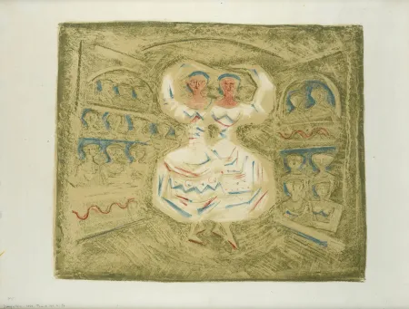 石版画 Campigli - Danzatrici