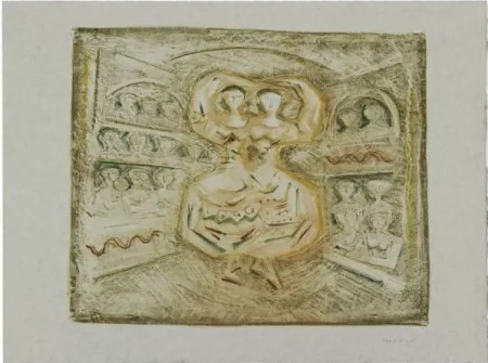 石版画 Campigli - Danzatrici