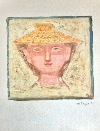 石版画 Campigli - L'estate (The Summer)