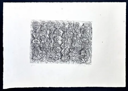 石版画 Campigli - Massimo Campigli (1895–1971) – Follia di donne – Lithograph on Fabriano paper – 1959