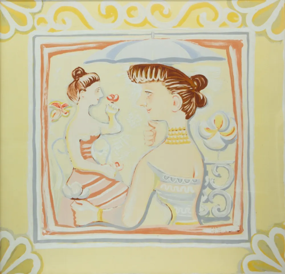 丝网印刷 Campigli - PASSEGGIATA