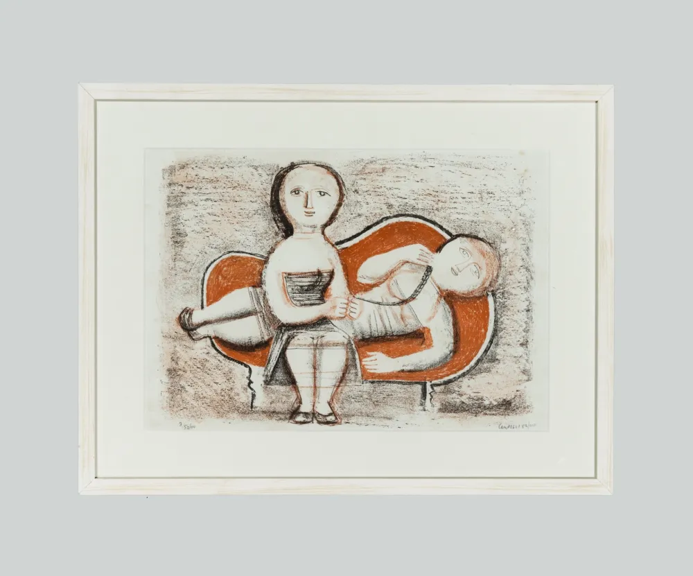 石版画 Campigli - Senza titolo