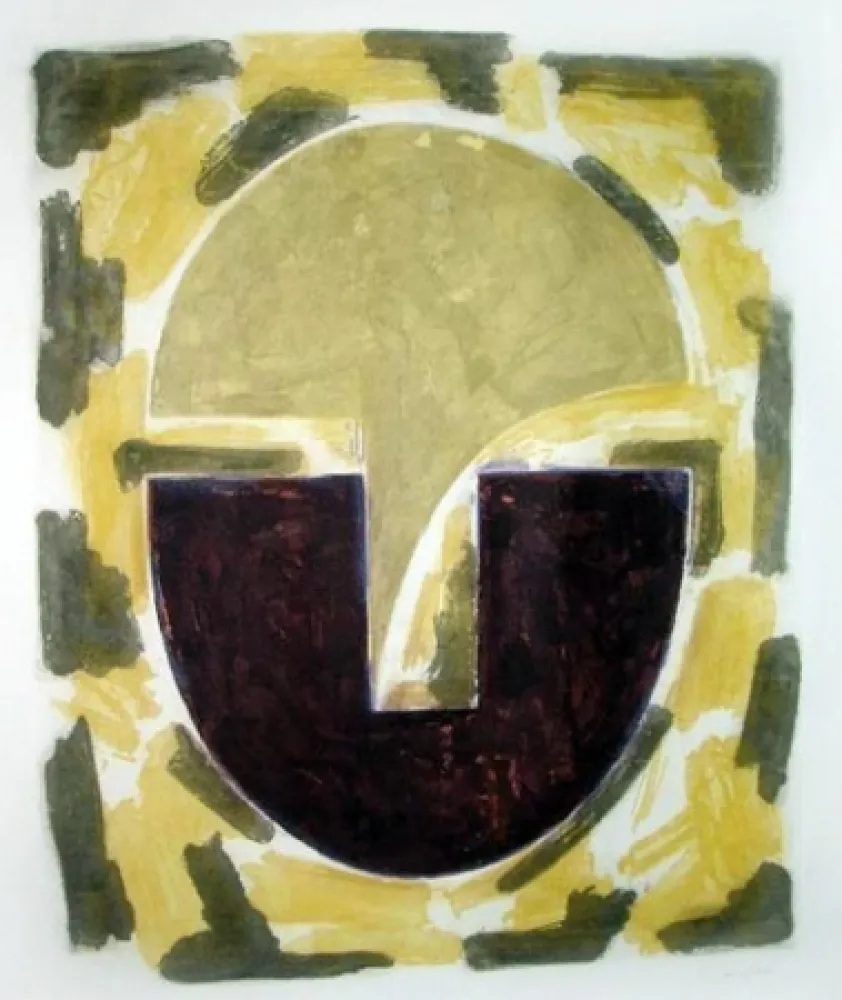 蚀刻版画 Canogar - Cabeza