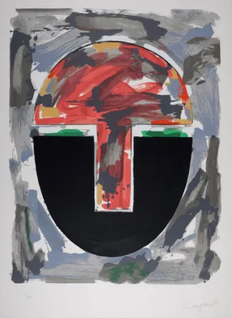 丝网印刷 Canogar - Composition