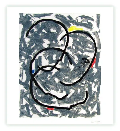 无技术 Canogar - Escena urbana V-5-90