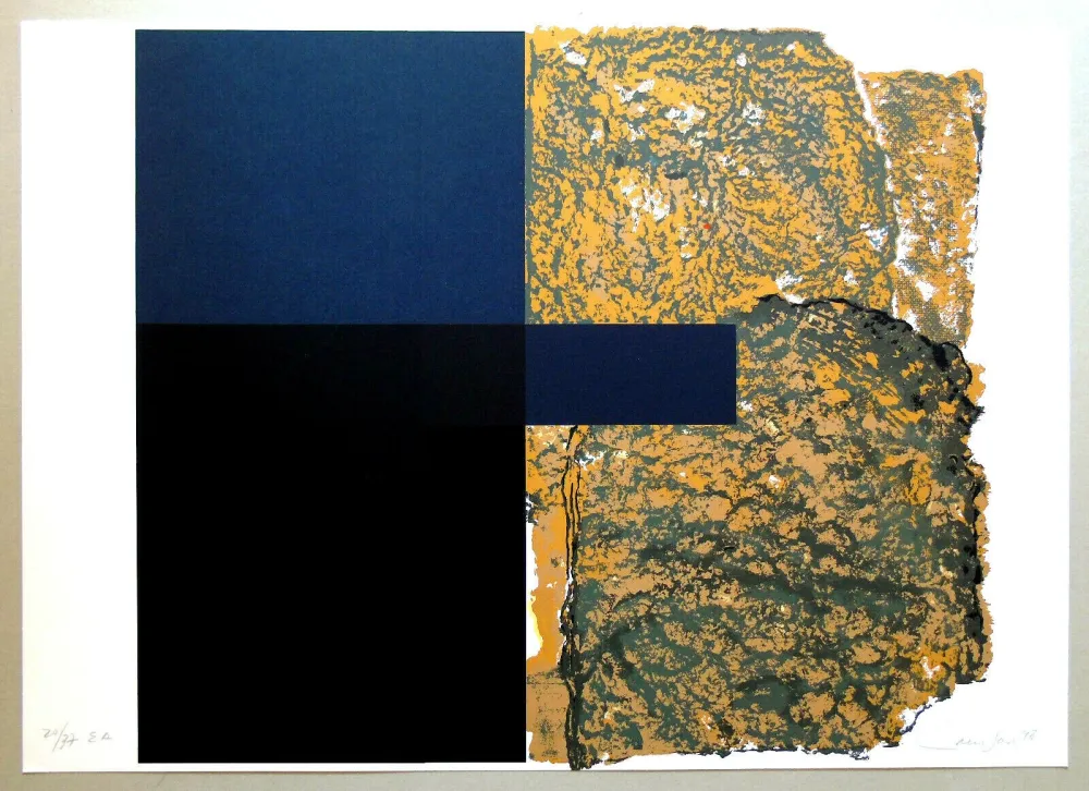 丝网印刷 Canogar - Hommage à Federico Garcia Lorca