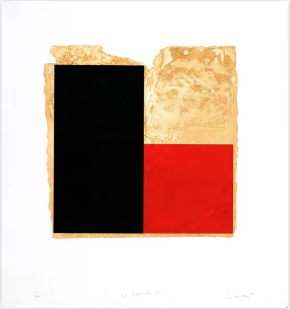 蚀刻版画 Canogar - La Bienvenida (rojo)