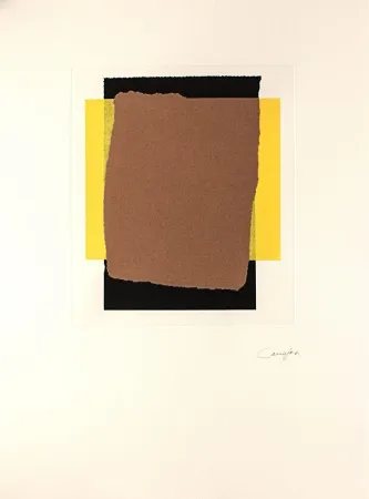 版画 Canogar - Medallón