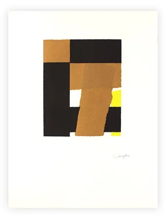 版画 Canogar - Podio