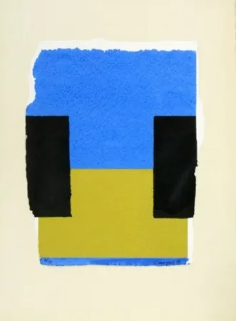 丝网印刷 Canogar - Sin Titulo