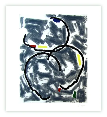 版画 Canogar - Sin título