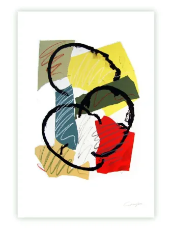 版画 Canogar - Sin título