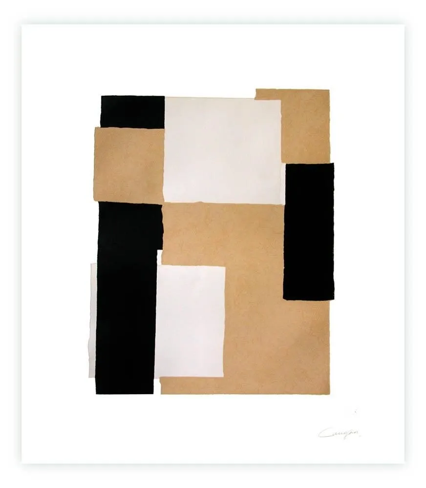 版画 Canogar - Trama IV