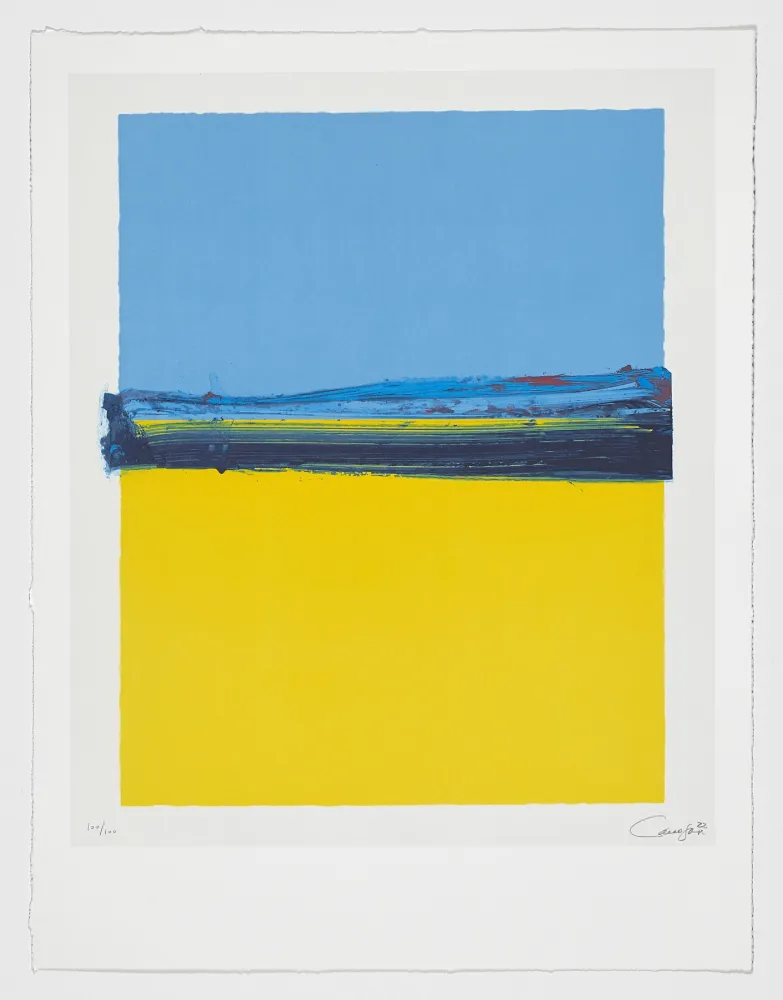 石版画 Canogar - Ucrania 22