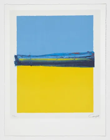 石版画 Canogar - Ucrania 22