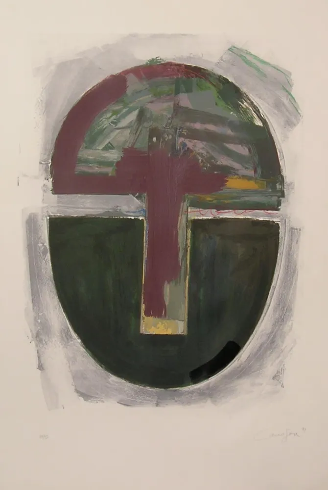 石版画 Canogar - UNTITLED