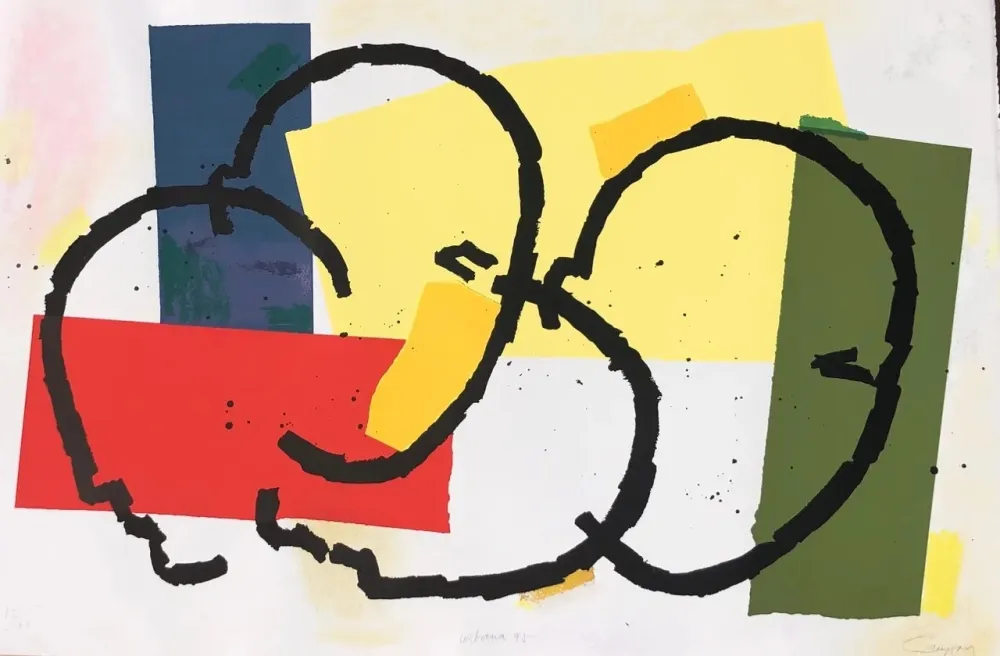 丝网印刷 Canogar - Urbana 95