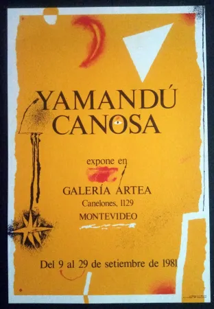 海报 Canosa - Yamandú Canosa - Galeria Artea - Montevideo - 19