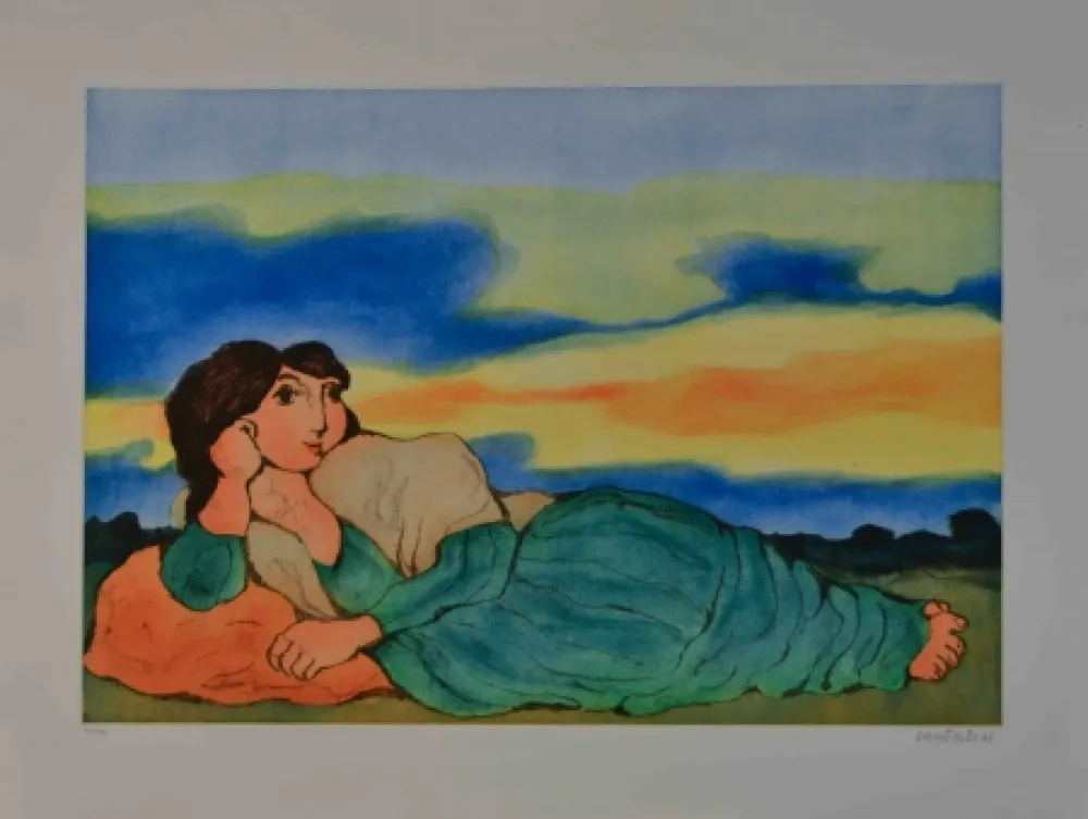 丝网印刷 Cantatore - Odalisca