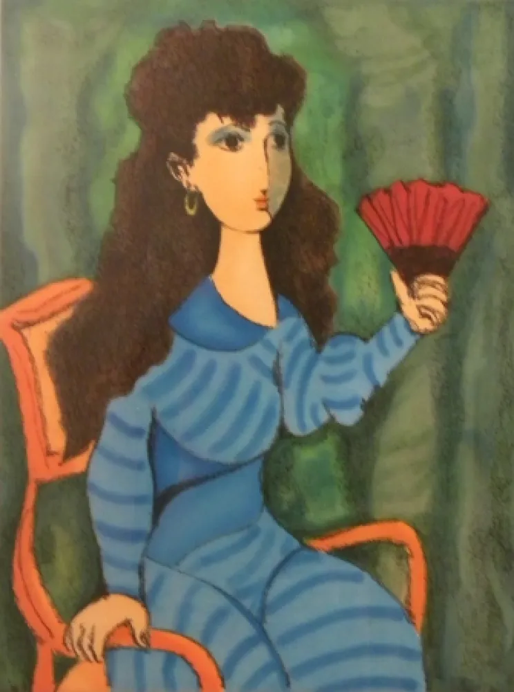 蚀刻版画 Cantatore - SENZA TITOLO