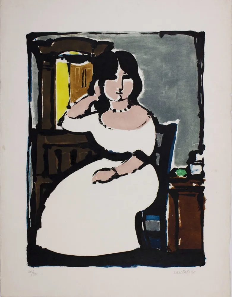 石版画 Cantatore - Untitled