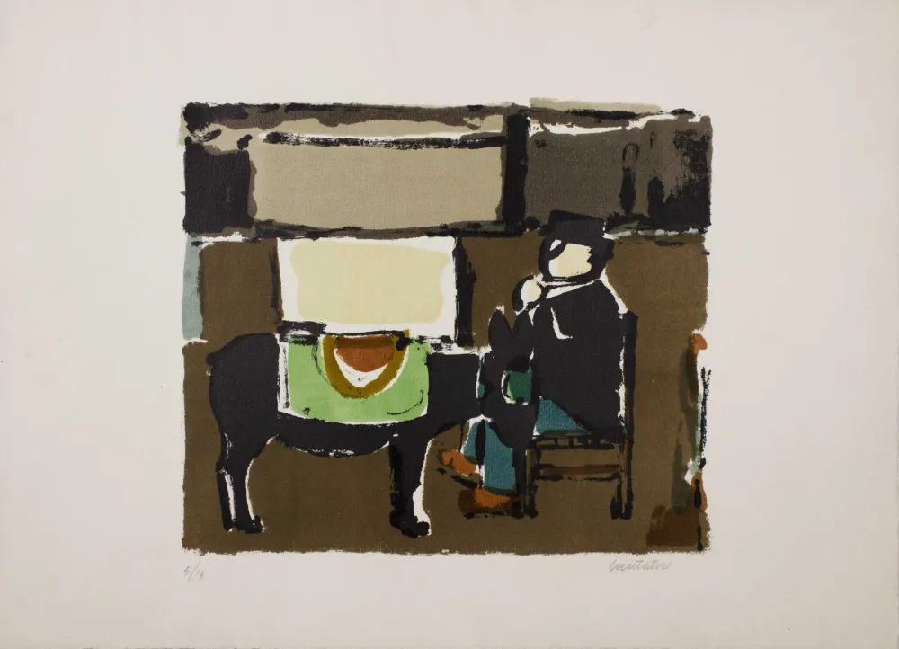 石版画 Cantatore - Untitled