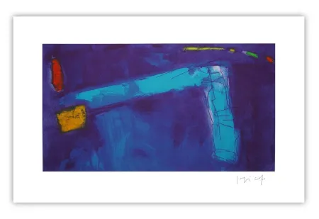 版画 Capa - Blue angle