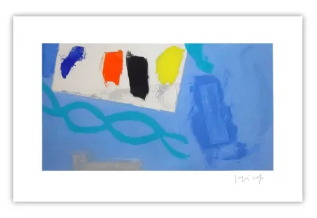 版画 Capa - Blue colors