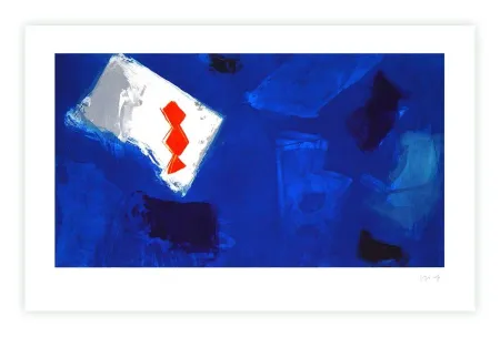 版画 Capa - Blue deep blue