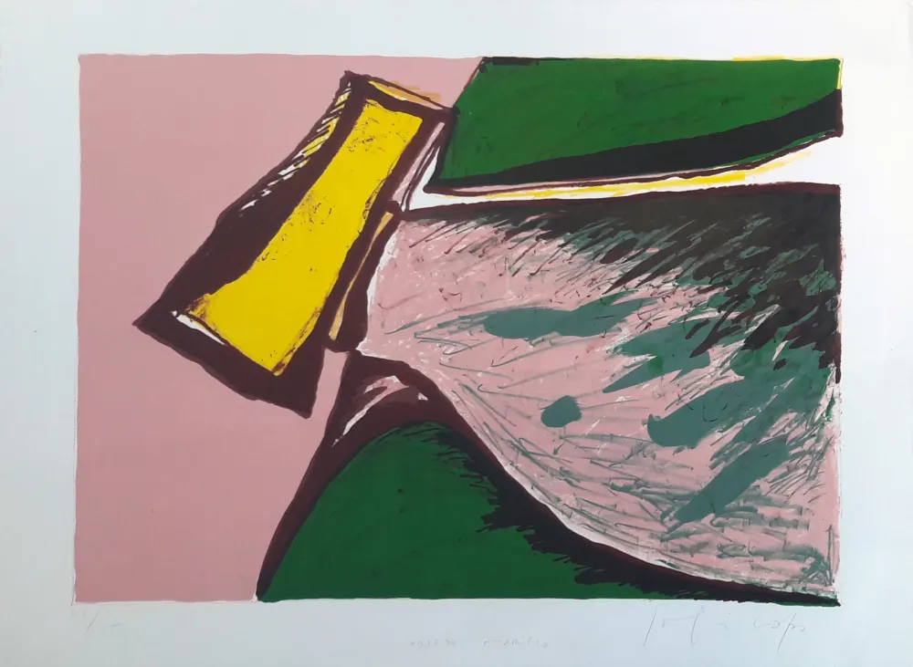 石版画 Capa - Objeto amarillo