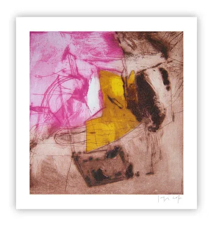 版画 Capa - Reflejo amarillo (S.G.)