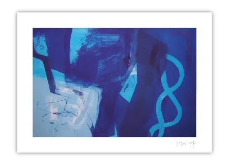 版画 Capa - Three blues