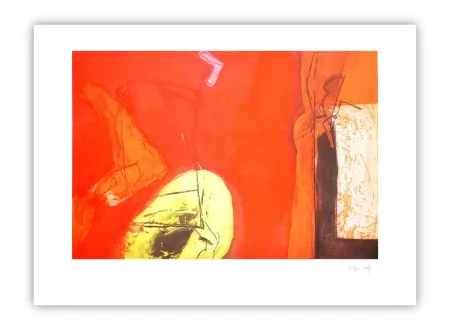 版画 Capa - Yellow word (S.S.)