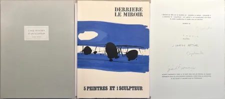 插图书 Capdeville - CINQ PEINTRES ET UN SCULPTEUR. Derrière le Miroir n°150. Tirage de Luxe (Capdeville, Garache, Fromanger) 1965