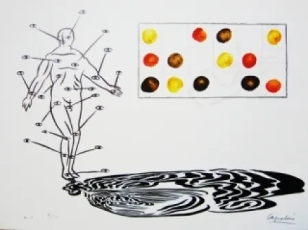 石版画 Capelan - Sans titre