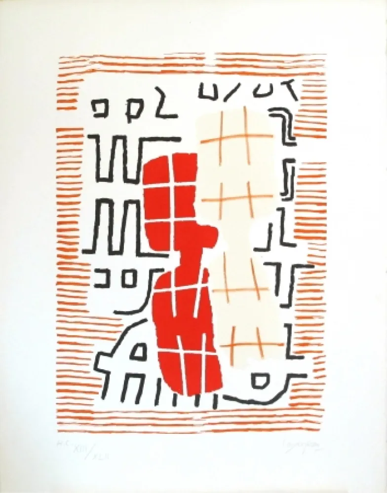 石版画 Capogrossi - 2RC Roma