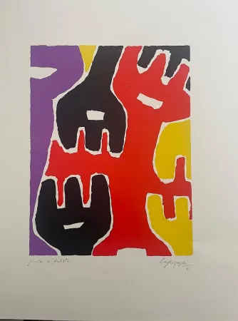 石版画 Capogrossi - Composizione per XX Siecle