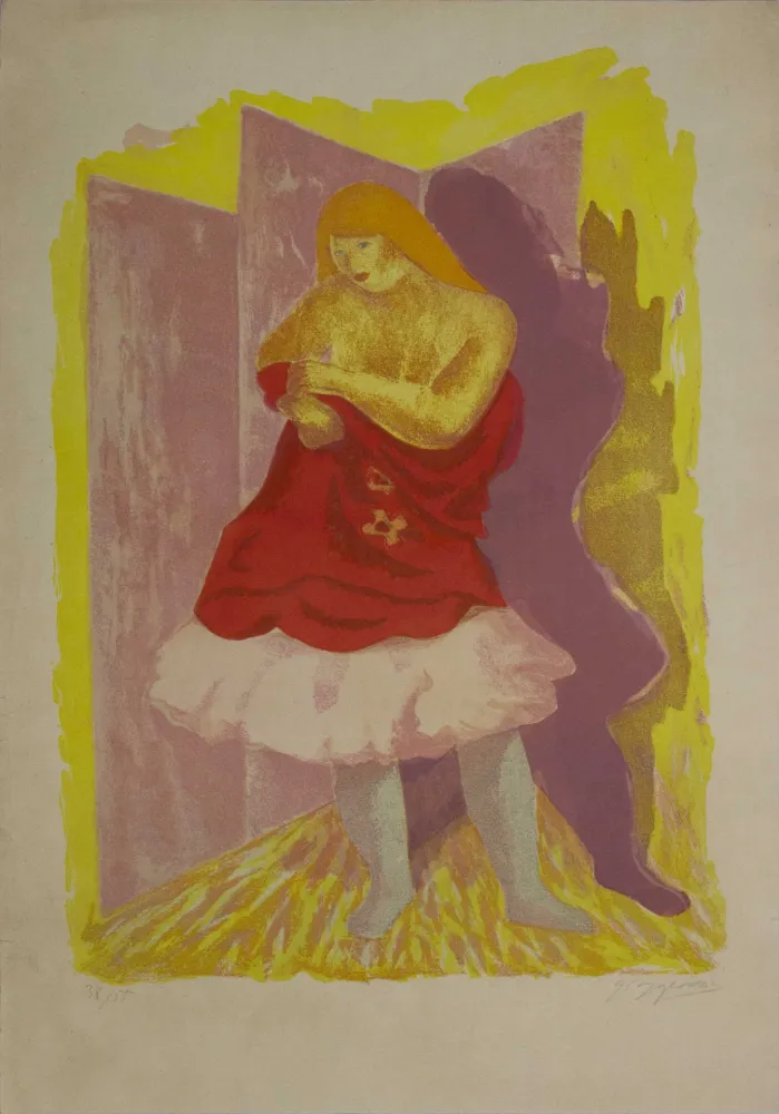 石版画 Capogrossi - Donne