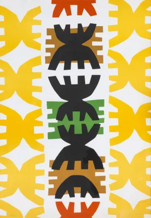 石版画 Capogrossi - Giuseppe Capogrossi (1900 - 1972) - Quarzo N. 3 - Lithograph on paper - 1970